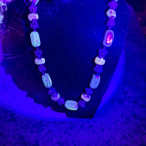 Miriam Haskell Necklace HTF “GLOWS!” - Picture 2 of 10